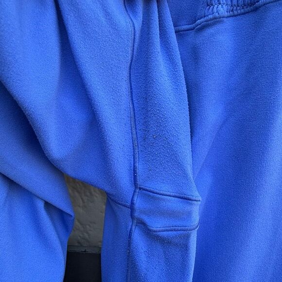 Aerie Offline Real Me Smocked 7/8 Hi-Rise Leggings in Blue | Medium - Picture 7 of 7